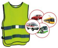 Комплект жилет сигнальный с тематическими картинками №2 (транспорт) 026130