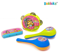 Набор музыкальных инструментов «Пой со мной»: бубен, 2 маракаса, губная гармошка, МИКС 0283096209