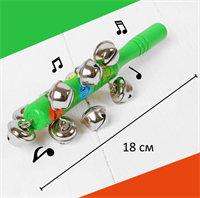 Погремушка с бубенцами «Смайлики», цвета МИКС 0283096211