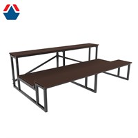 Трибуна сборно-разборная 2-х рядная на 10 мест ФАНЕРА ОС-15491