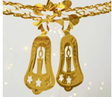 Растяжка "Колокольчик со свечой" 200 см 01027