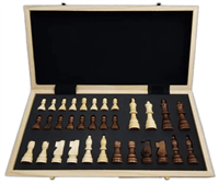 Шахматы магнитные с деревянной доской 40 см. 0282229