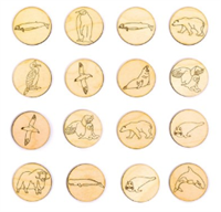 Фишки Зоопарк (акс) (16 шт.) 027880