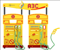 Учебно-игровой макет "Заправка АЗС" стационарный 0283095958