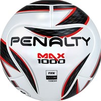 Мяч футзал. PENALTY FUTSAL MAX 1000 XXII, р.4, PU, FIFA Pro, термосш.,бел-кр-чер 01662