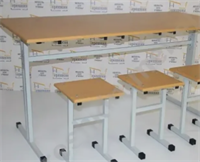 Стол обеденной зоны под табурет ДСП16/хим пластик 1500х600мм (для 6 местн.стола) pROHQiIGhu1DauCftzGqH1