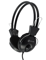 Гарнитура Oklick HS-M200, для компьютера, накладные, проводные, черный 02830962630