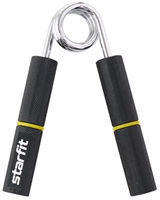 Эспандер кистевой STARFIT ES-405 пружинный, металлический, 45 кг, черный/желтый 0280220