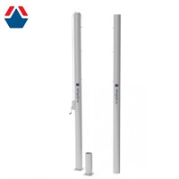 Стойки универсальные стационарные алюминиевые 100х120 мм с механической лебедкой ОС-06490