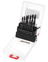 Набор сверл по металлу 1-10 мм, шаг через 0.5 мм, 19 шт, HSS 4241 KRANZ KR-91-0636 0282430