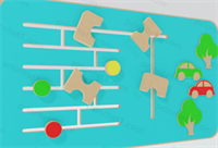 Дидактическая панель Соберешь сам светофор? 02829190