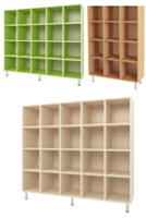 ШКАФ ДЛЯ ГОРШКОВ НА НОЖКАХ (размер ячейки 270*300*270) 7 00453