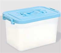 Контейнер для хранения с крышкой, 6,5 л, цвет голубой 0281444