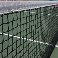 Сетка для большого тенниса, Д 3,5 мм, парашютная стропа 50 мм, цвета - белый, черный, зеленый - УЗЛОВАЯ 0283096600176