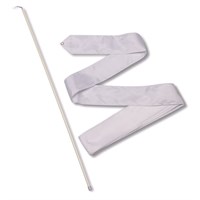 Лента гимнастическая с палочкой 56см 31401