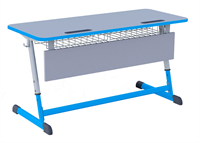 Парта NOMAD двухместная регулируемая по высоте. РГр 3-7 с антивандальной  полиуретановой кромкой 2YXXUe8ThDRPffeyloLsv3