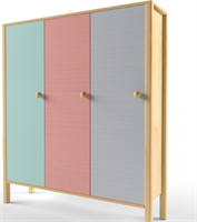 ШКАФ 3-СЕКЦИОННЫЙ ДЕТСКИЙ 026930