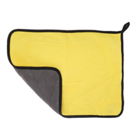 Тряпка CARTAGE, микрофибра, 400 г/м², 40×60 cм, желто-серая 027504