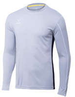 Футболка вратарская CAMP GK Padded LS, серый/черный/белый 02830965213