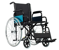 Кресло-коляска инвалидное комнатное складное со съемными подлокотниками и подножками Ortonica Base 130 02829139