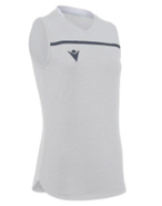 Майка волейбольная жен. MACRON Thallium, 92% полиэстер, 8% эластан, белый 01734