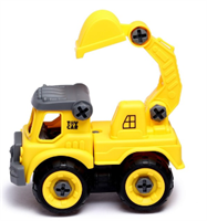 Конструктор винтовой «Машина с ковшом», с отверткой 027285