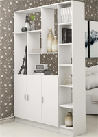 Стеллаж Клик мебель 150x33x208 см ЛДСП цвет белый 0283095872