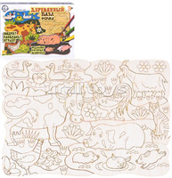 Пазл-вкладыш деревянный 