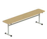 Скамья обеденный зоны ДСП / химвлагостойкий пластик 1200х300х460 Iy9-oAJhi32YPWmP69Cwi2