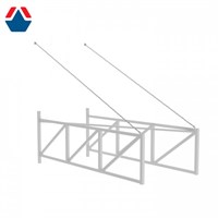Ферма для баскетбольного игрового щита настенная (вынос 3000) ОС-08688