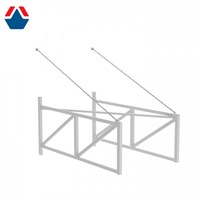 Ферма для баскетбольного игрового щита настенная (вынос 2500) ОС-08687