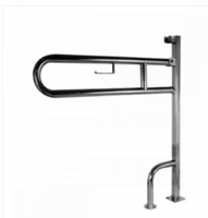 Поручень откидной на стойке нерж.сталь 026623