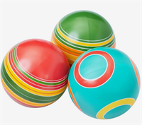 Мяч резиновый, диаметр 20 см, цвета МИКС 0283095599