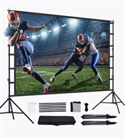 Экран для проектора, серый, с двойными штативами bYnJq4jtg9T1BtOzTiYE61