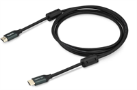 Кабель аудио-видео Buro HDMI (m) - HDMI (m) , ver 2.1, 2м, GOLD, ф/фильтр, черный 028309141