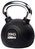 Гиря обрезиненная с хромированной ручкой 26 кг 02128