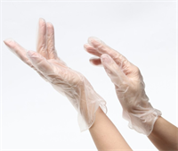 Перчатки виниловые, неопудренные, нестерильные 026787