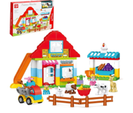 Конструктор «Забавная ферма», 2 варианта сборки, 85 деталей 01077