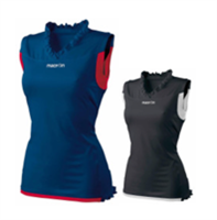 Майка волейбольная жен. MACRON Xenon, 92% полиэстер, 8% эластан, темно-синий 01735