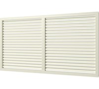 Радиаторная решетка 60х60 слоновая кость 026042