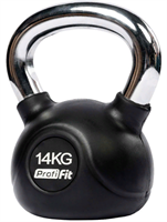 Гиря обрезиненная с хромированной ручкой 14 кг 02122