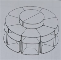 Стол трансформер универсальный - 1600*1600*900 - на  8 мест 6-u9tle2jyM4zbp2NbM5f2