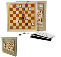 Шахматы и шашки демонстрационные магнитные 0282263