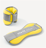 Утяжелители универсальные WT-502, 0,5 кг, желтый/серый 02830965078