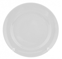 Тарелка мелкая Добруш Идиллия Белая, 20см, фарфор 0283094968