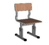 Стул ученический регулируемый по высоте №2-4 №3-5 №4-6 №5-7 0283095938