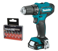 Аккумуляторная дрель-шуруповерт Makita CXT + набор бит 0282559