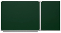 Двухэлементная(П) магнитная полимерная школьная доска 3000х1000 (меловая) 02829432