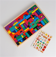 Конструктор «Городок». Набор №1, детали: 6×3 см, 2×4 см 027241