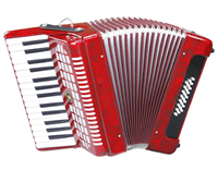 Aurus JH2019-R Аккордеон 32/24, красный, с футляром 026357